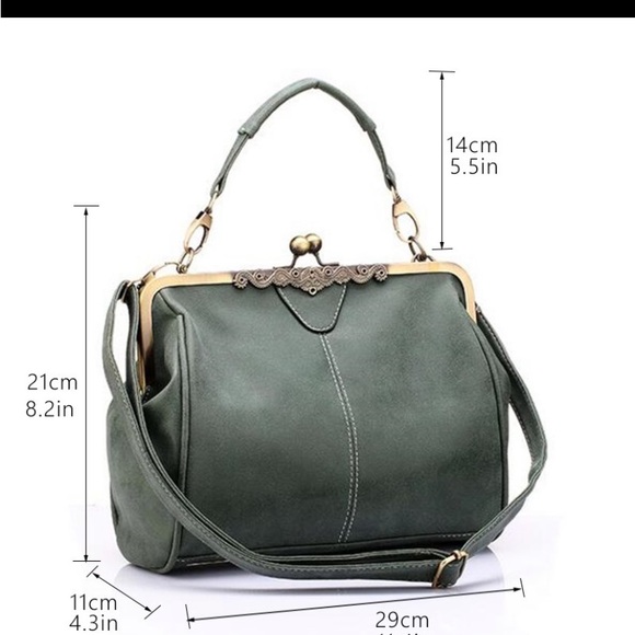 New leather women handbag small shoulder bag high quality tote bag clutch (Gray - Picture 2 of 6